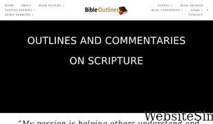 bibleoutlines.com Screenshot