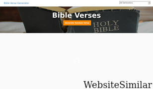 bibleversegenerator.com Screenshot