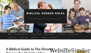 biblicalgenderroles.com Screenshot