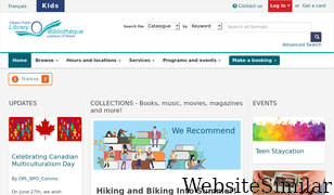 biblioottawalibrary.ca Screenshot
