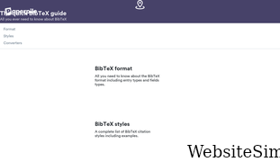 bibtex.com Screenshot