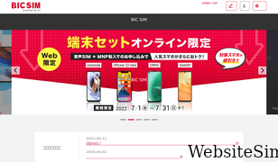bicsim.com Screenshot