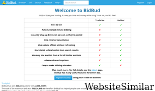 bidbud.co.nz Screenshot