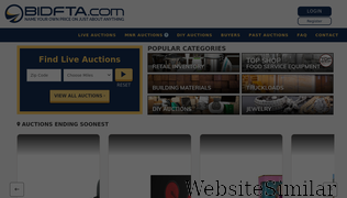 bidfta.com Screenshot