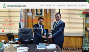 biek.edu.pk Screenshot