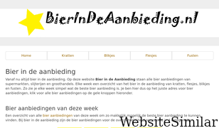 bierindeaanbieding.nl Screenshot