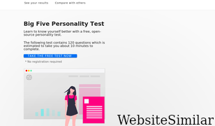 bigfive-test.com Screenshot