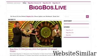 biggbos.live Screenshot