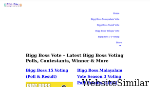 biggbossvote.info Screenshot