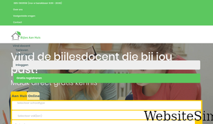 bijlesaanhuis.nl Screenshot