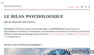 bilan-psychologique.com Screenshot