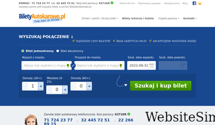 biletyautokarowe.pl Screenshot