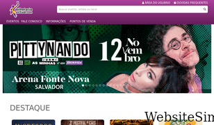 bilheteriavirtual.com.br Screenshot
