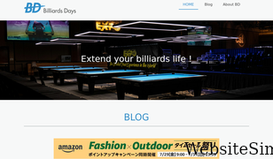 billiards-days.com Screenshot