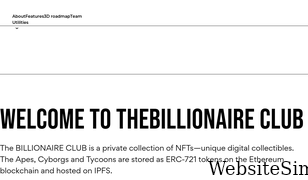 billionaireclubnft.com Screenshot