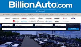 billionauto.com Screenshot