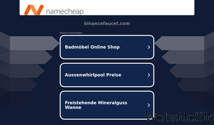 binancefaucet.com Screenshot