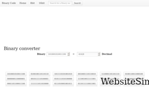 binary-code.org Screenshot