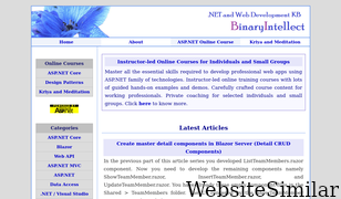 binaryintellect.net Screenshot