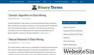binaryterms.com Screenshot