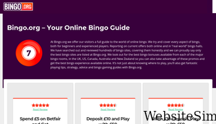 bingo.org Screenshot