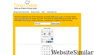 bingobaker.com Screenshot