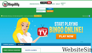 bingobilly.com Screenshot