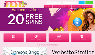 bingofest.com Screenshot