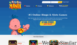 bingomania.com Screenshot