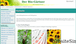 bio-gaertner.de Screenshot