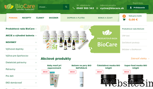 biocare.sk Screenshot