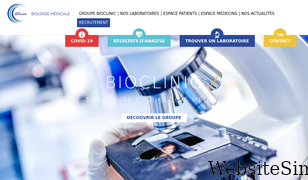bioclinic.fr Screenshot