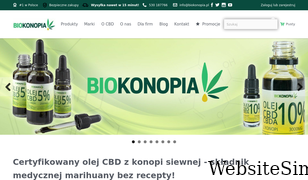 biokonopia.pl Screenshot