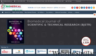 biomedres.us Screenshot