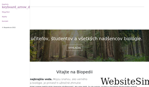 biopedia.sk Screenshot