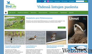birdlife.fi Screenshot