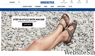 birkenstock.in Screenshot