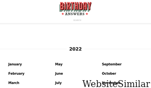 birthdayanswers.com Screenshot