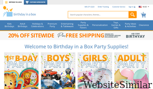 birthdayinabox.com Screenshot