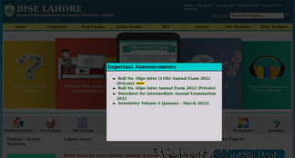 biselahore.com Screenshot