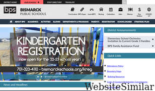 bismarckschools.org Screenshot