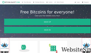 bitcoin-faucet.com Screenshot