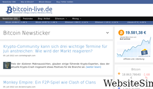 bitcoin-live.de Screenshot