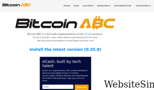 bitcoinabc.org Screenshot
