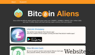 bitcoinaliens.com Screenshot
