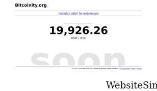 bitcoinity.org Screenshot