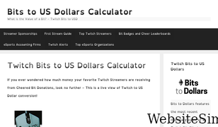 bitstodollars.com Screenshot