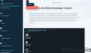 bixbydevelopers.com Screenshot