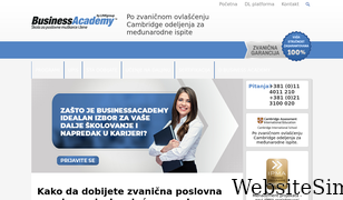 biznis-akademija.com Screenshot