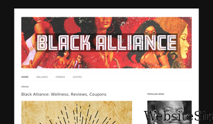 blackalliance.org Screenshot